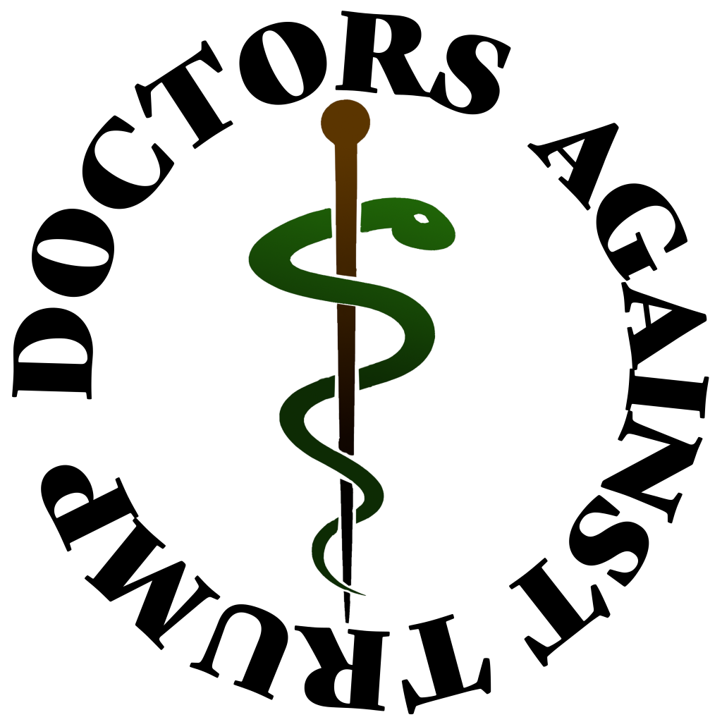 Doctors Against Trump rod of asclepius